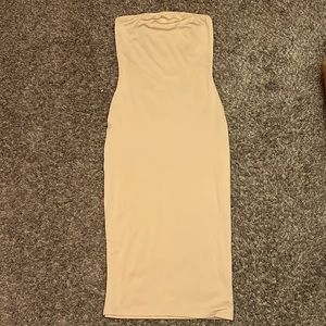SHEIN Beige Bodycon dress